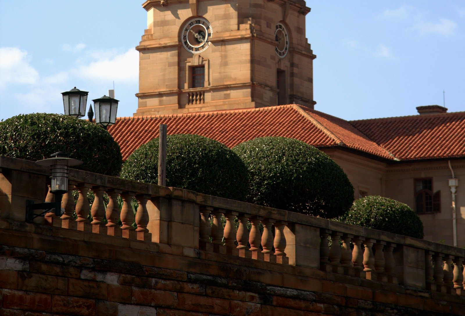 The clock tower of the Union Buildings in Pretoria, seat of the South African government