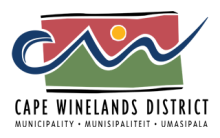 Cape Winelands Distric Municipality logo